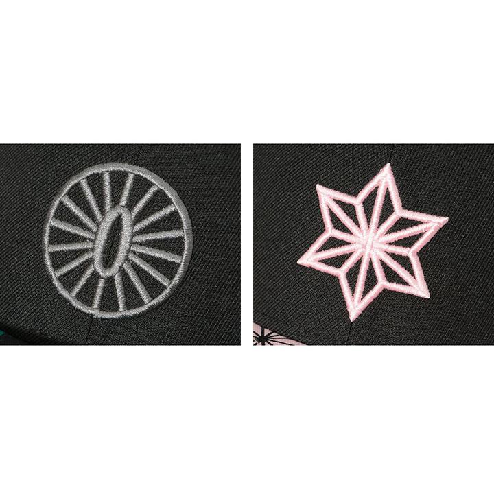 LAロゴ 鬼滅の刃 スナップバックキャップ LAロゴ 鬼滅の刃 スナップバックキャップ