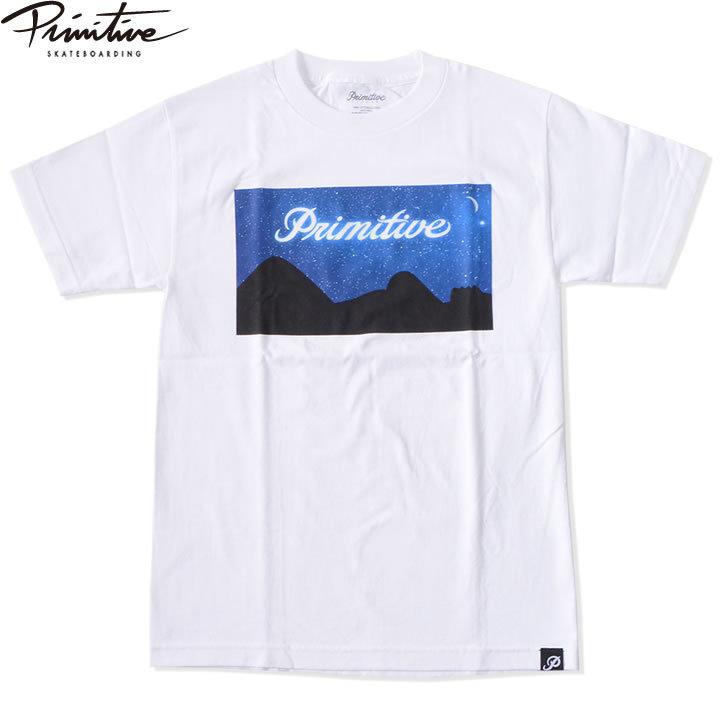 PRIMITIVE プリミティブ Tシャツ 半袖 ボックスデザイン スクリプトロゴ シルエット * セール | PRIMITIVE