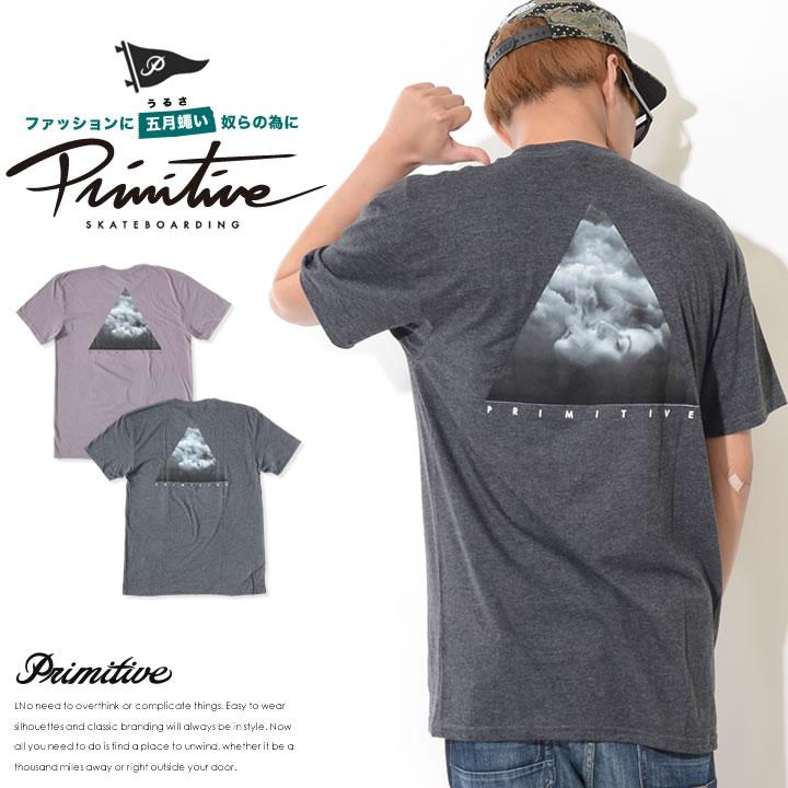 PRIMITIVE プリミティブ Tシャツ 半袖 ワンポイントロゴ バックトライアングルフォト  セール | PRIMITIVE