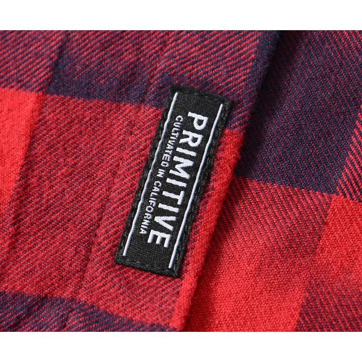 PRIMITIVE プリミティブ 長袖シャツ フランネル チェック ダブポケット  セール |  | 05