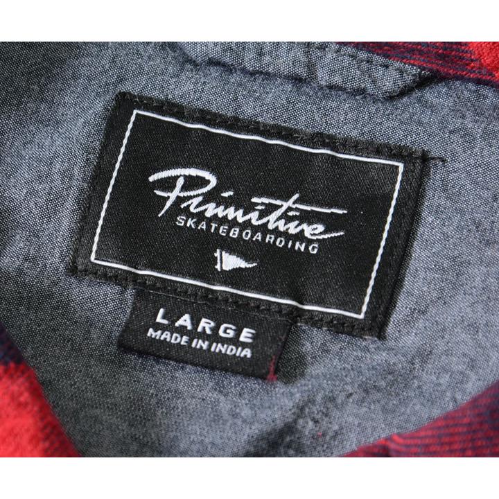 PRIMITIVE プリミティブ 長袖シャツ フランネル チェック ダブポケット  セール |  | 06
