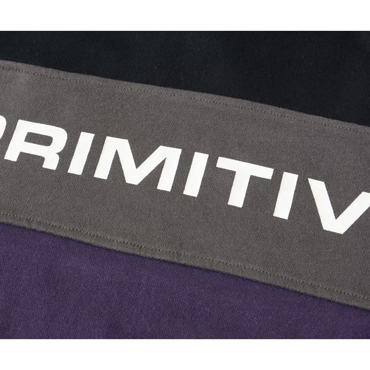 PRIMITIVE プリミティブ スウェットパーカー 切り替えライン