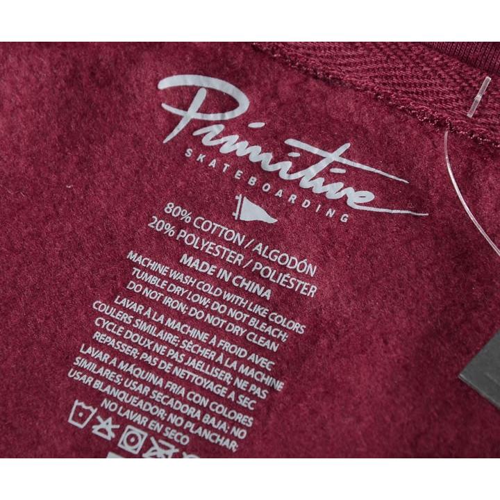 50%OFF PRIMITIVE プリミティブ スウェットパーカー アンダー