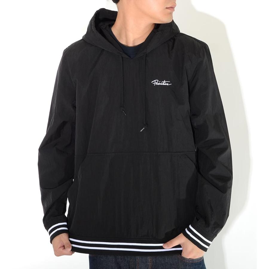PRIMITIVE プリミティブ ナイロンジャケット ワッシャー加工 胸