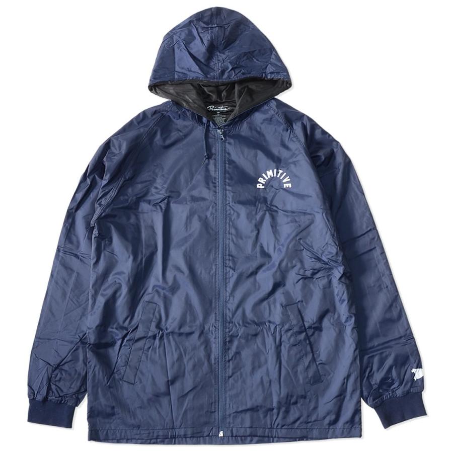 PRIMITIVE プリミティブ ウインドブレーカー ZIPパーカー 左胸