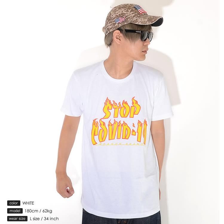 REASON リーズン Tシャツ 半袖 STOP COVID-19 (CV-T15) セール |  | 03