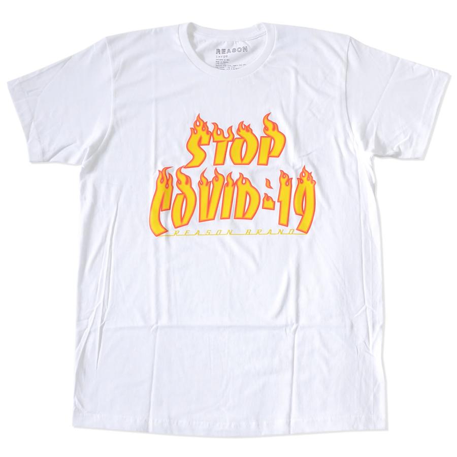 REASON リーズン Tシャツ 半袖 STOP COVID-19 (CV-T15) セール |  | 01