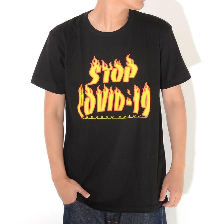 REASON リーズン Tシャツ 半袖 STOP COVID-19 (CV-T15) セール |  | 11