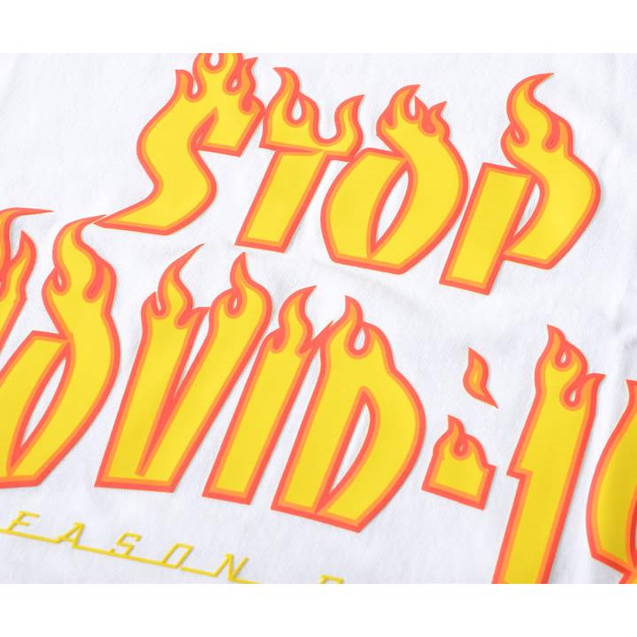 REASON リーズン Tシャツ 半袖 STOP COVID-19 (CV-T15) セール |  | 07
