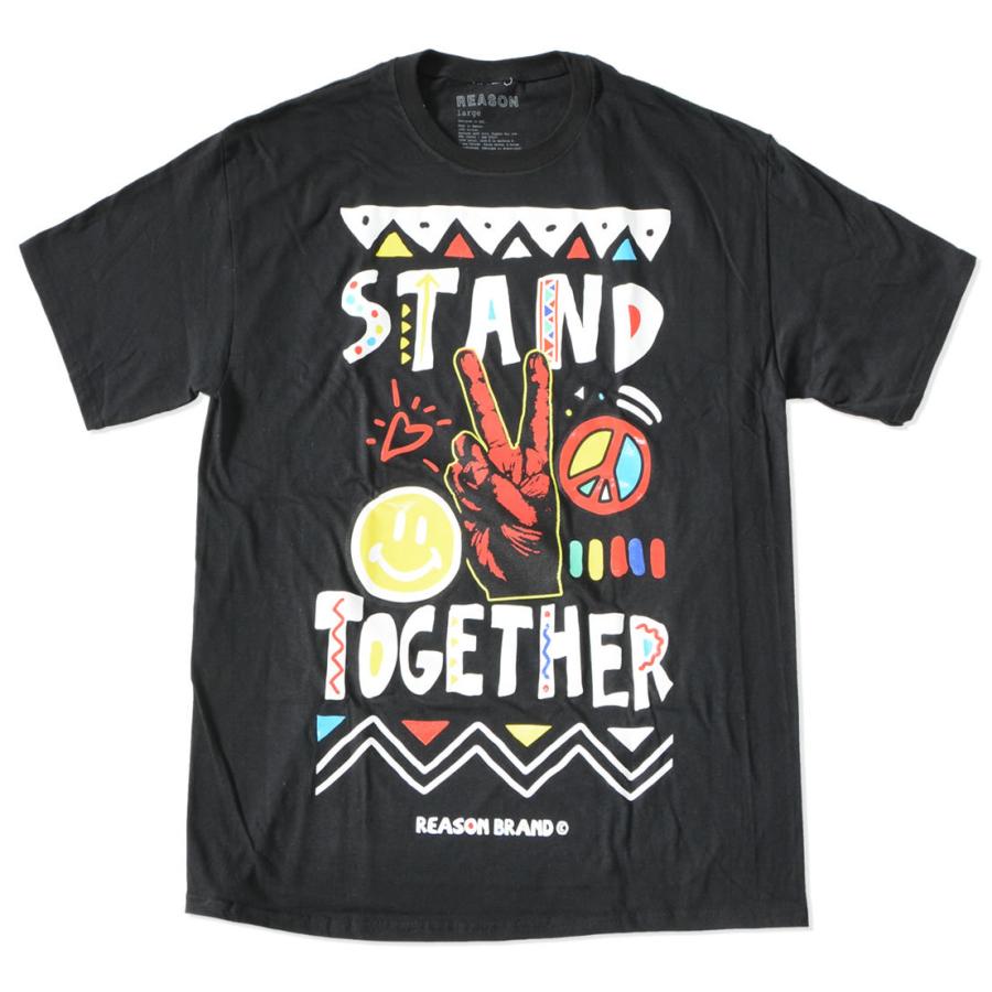 REASON リーズン Tシャツ 半袖 ピースハンド STAND TOGETHER (A1-309) セール |  | 02