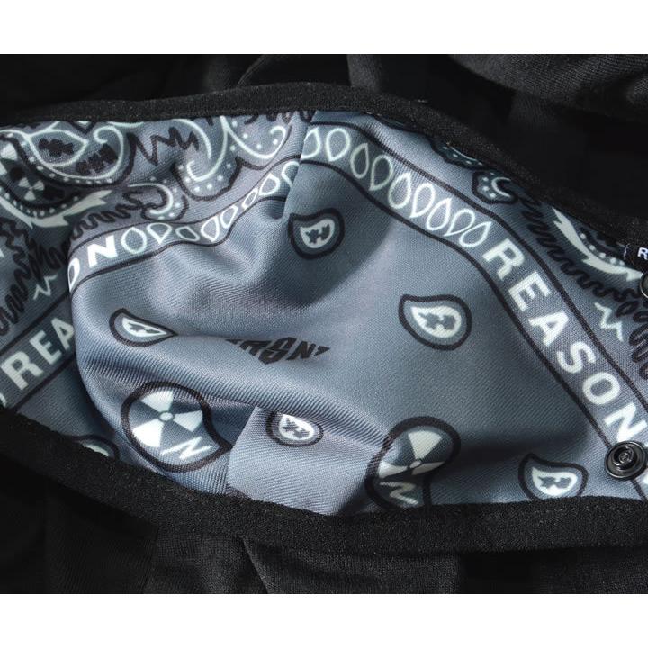REASON リーズン スウェットパーカー フェイスカバー付きフード マスク バンダナ柄 (CT-108) セール |  | 06