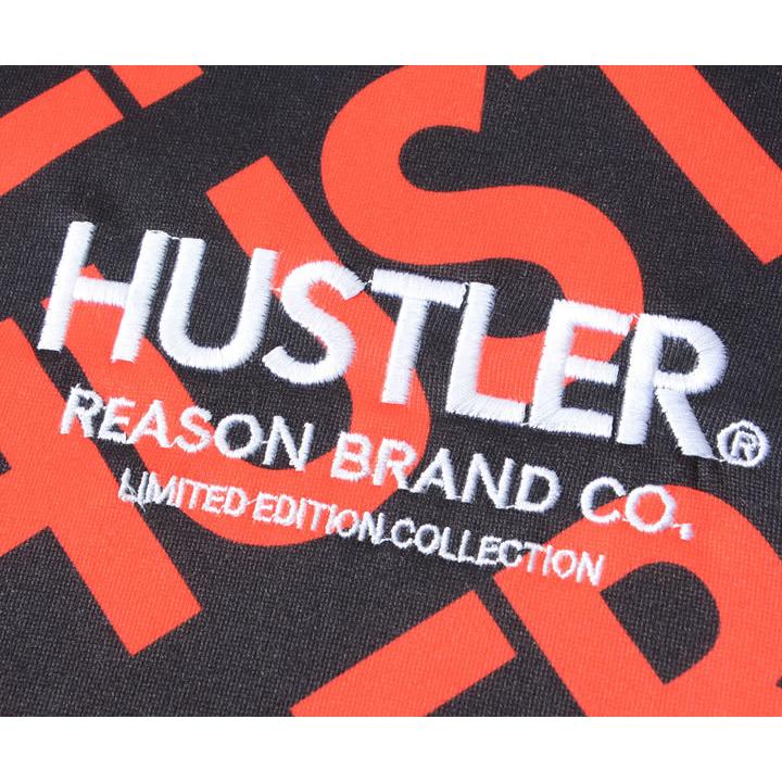 REASON リーズン スウェットパーカー HUSTLER コラボ 総柄ロゴプリント (H-64 H-84) セール |  | 07