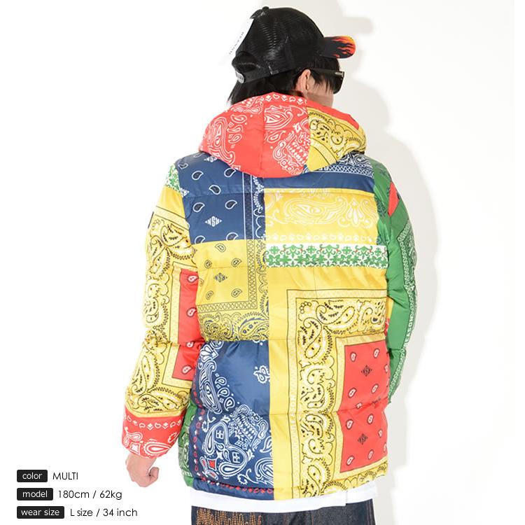 REASON リーズン 中綿ジャケット フーディ 総柄 マルチバンダナ パッチワークプリント (W1-25) セール |  | 03