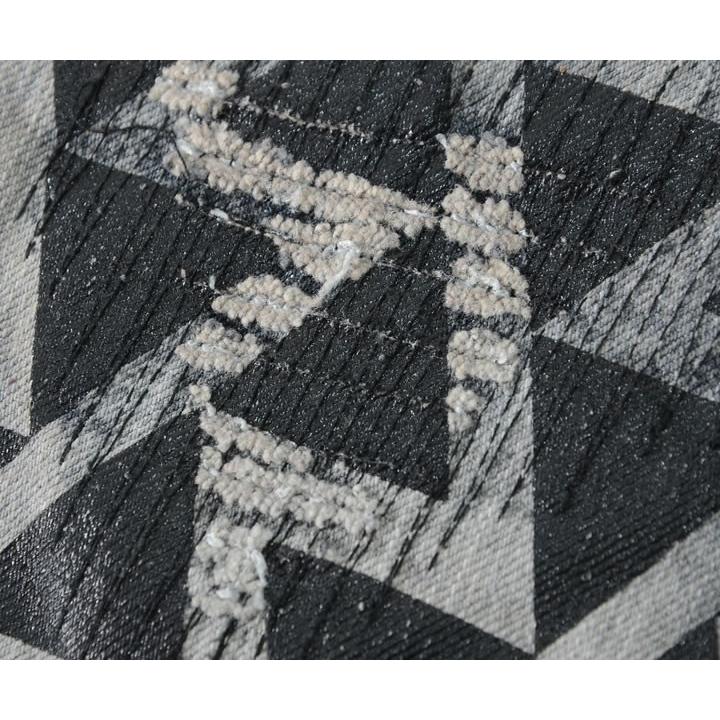 Reason リーズン デニムパンツ ダメージ 右幾何学デザイン 蜂キャラクター H0 04 セール Reason1253 Clever Heads クレバーヘッズ 通販 Yahoo ショッピング