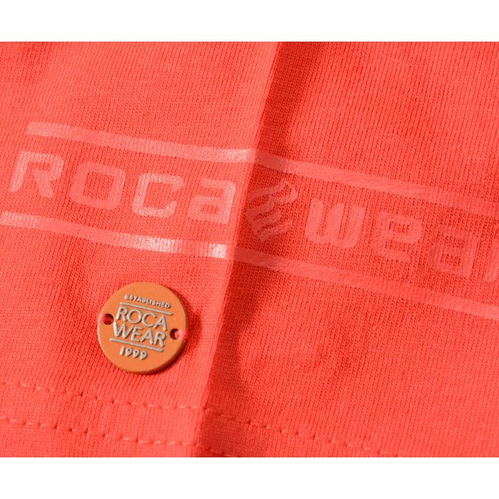 Rocawear - ★ROCA WEAR★ロカウェア★ロング丈Tシャツ★オレンジS★Bガール ☆ROCA WEAR☆ロカウェア☆ロング丈Tシャツ☆オレンジS☆Bガール