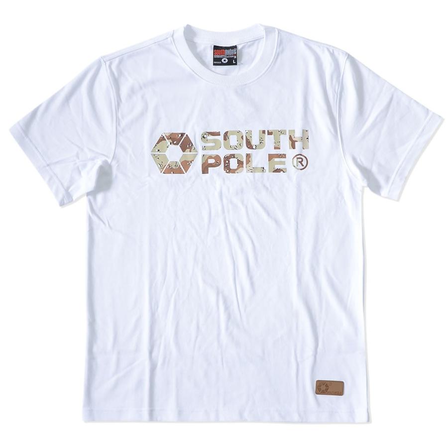 SOUTHPOLE サウスポール Tシャツ 半袖 ベーシックロゴ カモ柄 迷彩 レザーピス ヘヴィーウェイト (11822053) セール｜clever｜03