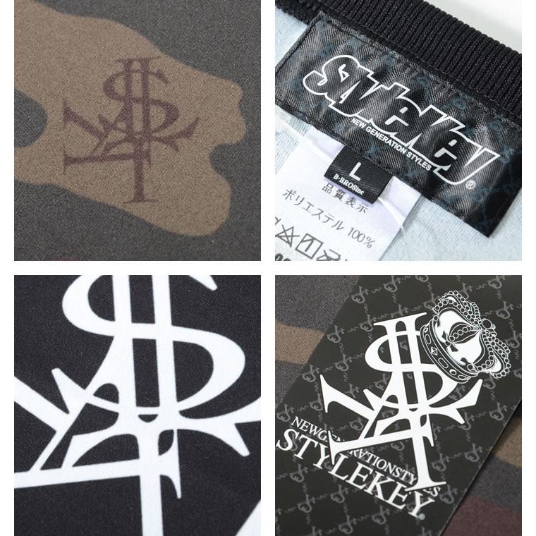STYLEKEY スタイルキー Tシャツ 半袖 総柄 迷彩 サイドネームロゴ 昇華プリント 日本製 セール | StyleKey | 04