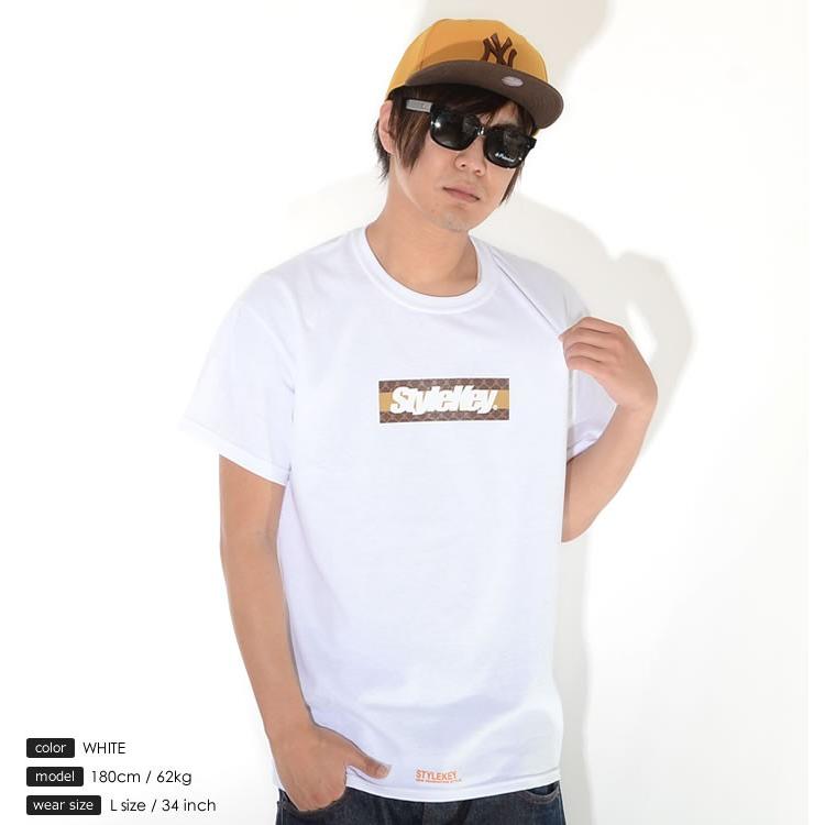 STYLEKEY スタイルキー Tシャツ 半袖 ボックスロゴ モノグラム柄 バックプリント セール | StyleKey | 03