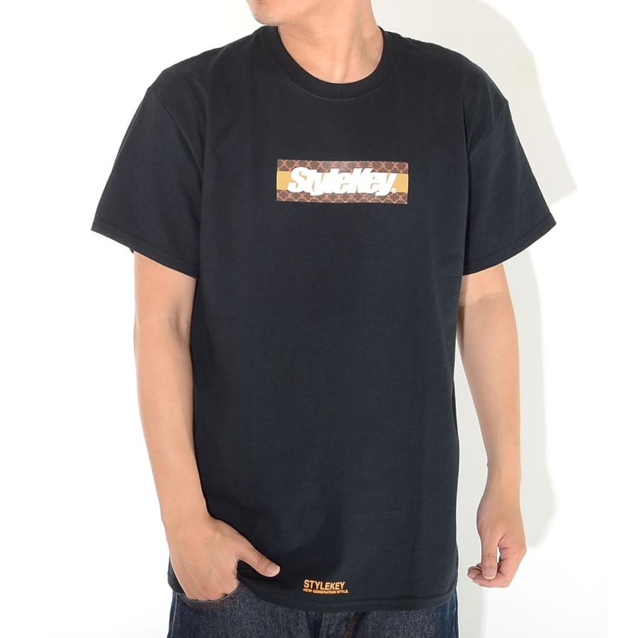 STYLEKEY スタイルキー Tシャツ 半袖 ボックスロゴ モノグラム柄 バックプリント セール | StyleKey | 11