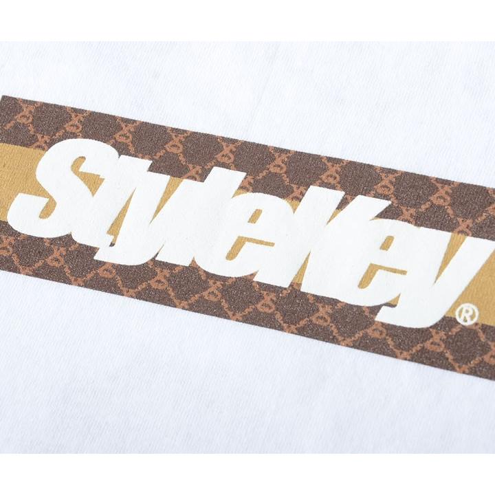 STYLEKEY スタイルキー Tシャツ 半袖 ボックスロゴ モノグラム柄 バックプリント セール | StyleKey | 07