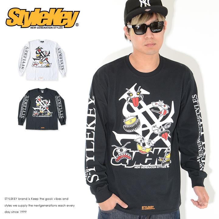 Stylekey スタイルキー ロンt ロングtシャツ 長袖 ロイヤルロゴ モンスターハウス Stylekey0566 Clever Heads クレバーヘッズ 通販 Yahoo ショッピング