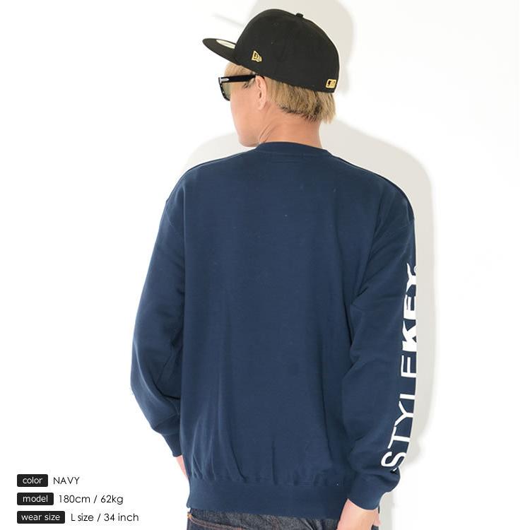 STYLEKEY スタイルキー クルースウェット マルチカラーロゴ刺繍 袖プリント セール | StyleKey | 03