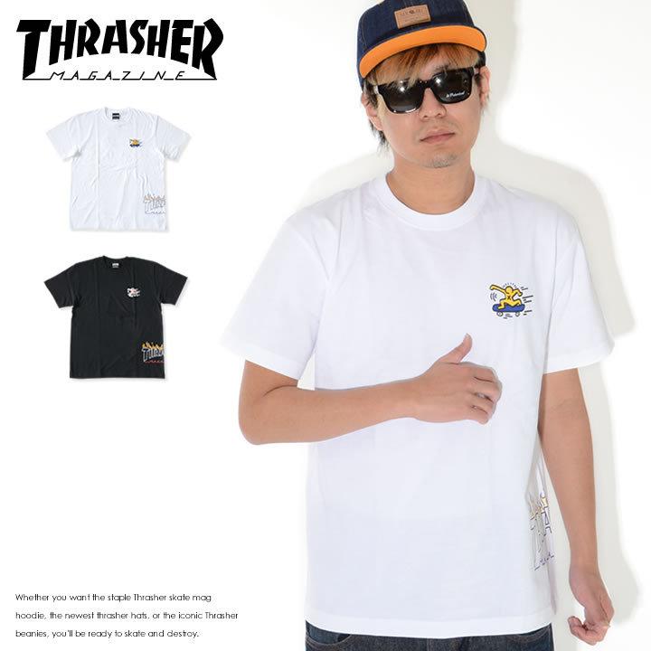 THRASHER×Keith Haring Tシャツ 半袖 キースへリング コラボ スケートヒューマン (KH-TH2103) セール | THRASHER