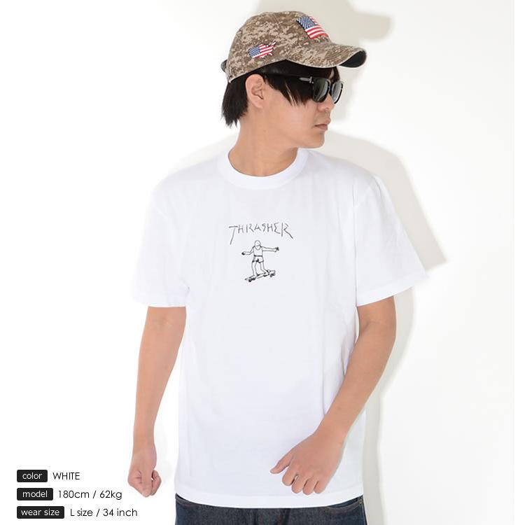 Thrasher スラッシャー Tシャツ 半袖 手書きネームロゴ Gonzスケーターイラスト Th8128 セール Thrasher Clever Heads クレバーヘッズ 通販 Yahoo ショッピング