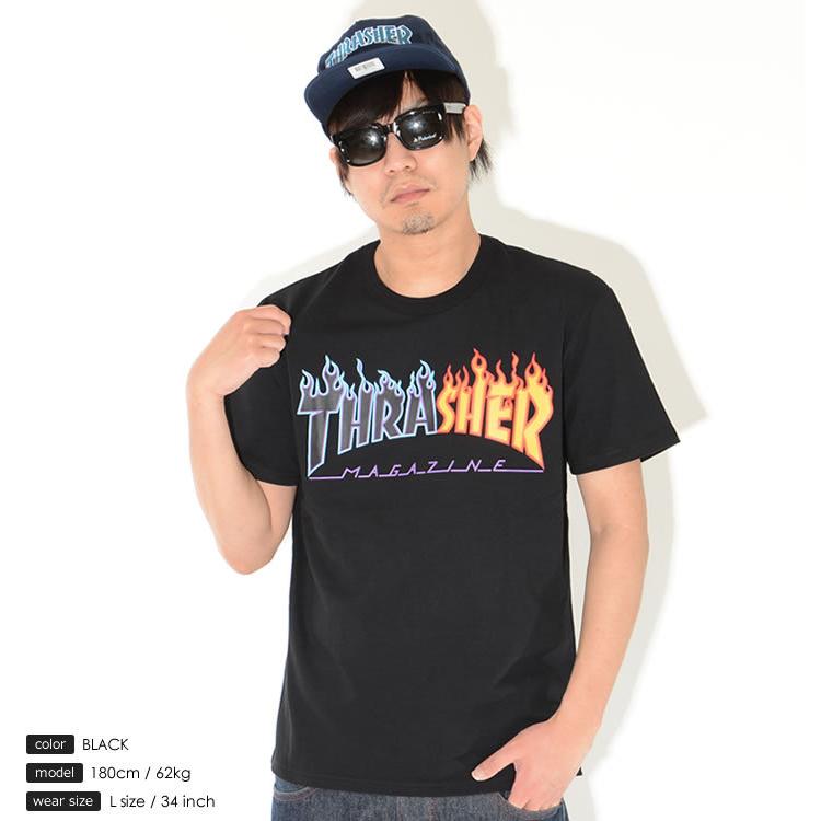 THRASHER スラッシャー Tシャツ 半袖 MAGロゴ スプリットファイヤー (TH91303) セール | THRASHER | 03