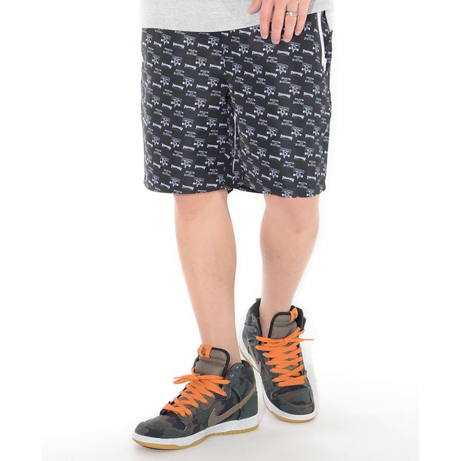 THRASHER スラッシャー ハーフパンツ ショートパンツ 総柄 スケートゴート ジップポケット (TH6044) セール | THRASHER | 07