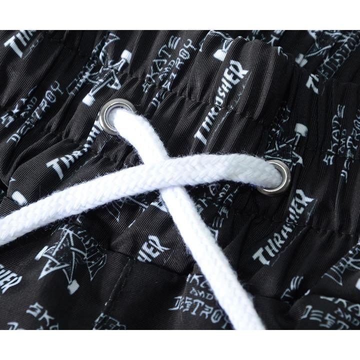THRASHER スラッシャー ハーフパンツ ショートパンツ 総柄 スケートゴート ジップポケット (TH6044) セール | THRASHER | 04