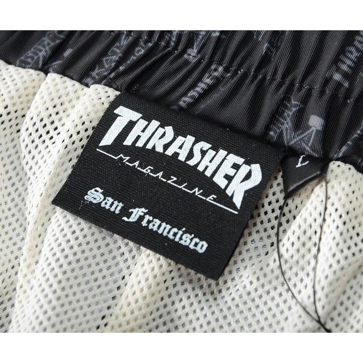 THRASHER スラッシャー ハーフパンツ ショートパンツ 総柄 スケートゴート ジップポケット (TH6044) セール｜clever｜07