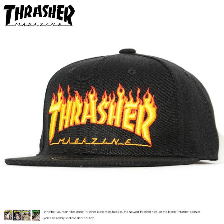 ファッションデザイナー 90s THRASHER スラッシャー CAP トラッカー