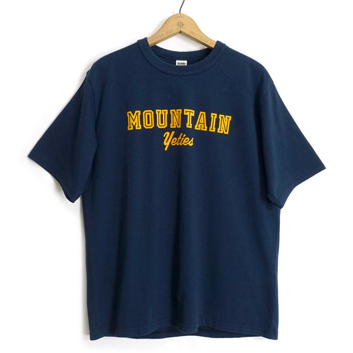 [メール便可] バーンズ BARNS [BR-23231] 半袖 タフネック プリントTシャツ "MOUNTAIN yeties" 日本製｜cleverwebshop｜04