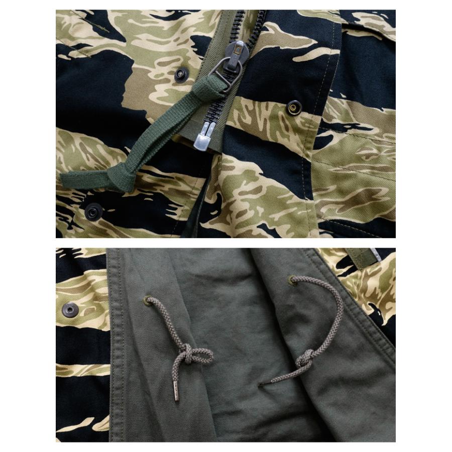 バズリクソンズ BuzzRickson's [BR15191]  ゴールドタイガーパターン TYPE M-65 フィールドジャケット シビリアンモデル GOLD TIGER PATTERN CIVILIAN MODELの画像