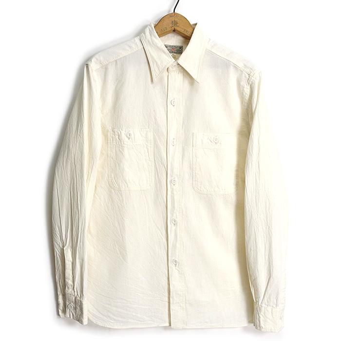 Buzz Rickson & Co. Inc長袖シャツ BR25996 ホワイト BUZZ RICKSON'S バズリクソンズ BuzzRickson's [BR25996] 長袖
