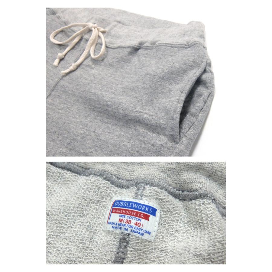 [メール便可]ダブルワークス DUBBLEWORKS [84002] スウェットショートパンツ SWEAT SHORTS 日本製｜cleverwebshop｜09