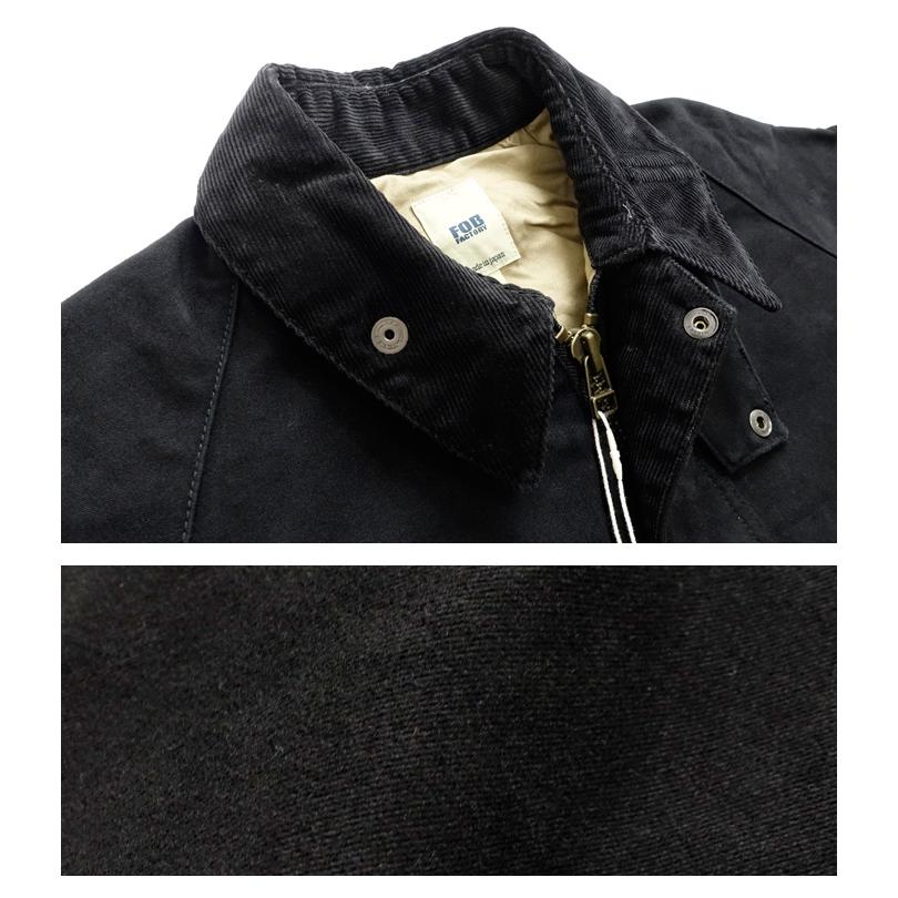 FOB FACTORY ライディングジャケット モールスキン サイズL 日本製 FOB FACTORY / エフオービーファクトリー】 MOLESKIN RIDING