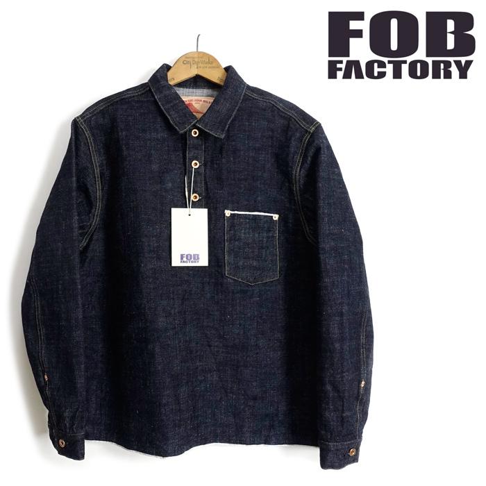 FOB FACTORY FOBファクトリー [F2384] G3 デニム プルオーバー  