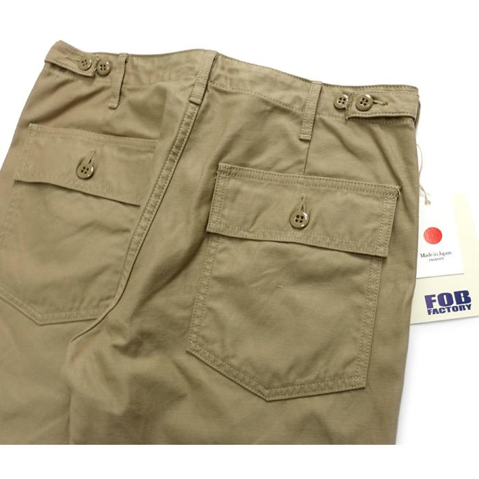 FOB FACTORY [F4170] ベイカーショーツ ショートパンツ BAKER