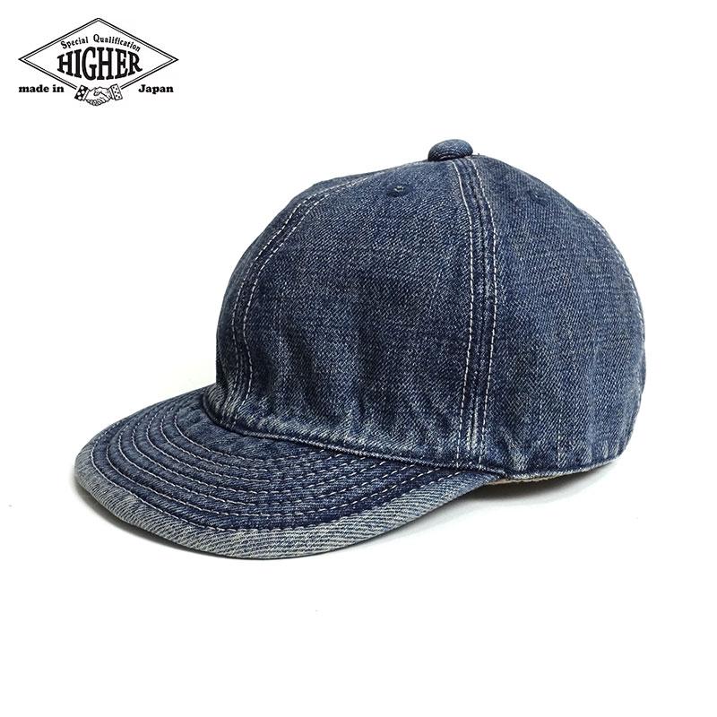 メール便可 HIGHER ハイヤー HT18006 セルビッチ デニム キャップ