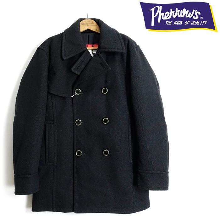 Pherrow's（フェローズ） [21W-POJ1-D] ヘリンボーン ダウン Pコート