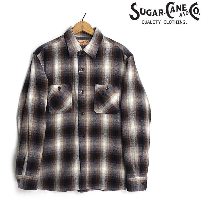 SUGAR CANE シュガーケーン [SC29561] 長袖 ツイルチェック ワーク