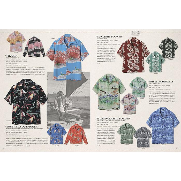 サンサーフ SunSurf [SS29205] 2024年モデル 長袖 アロハシャツ RAYON HAWAIIAN SHIRT "SOUTH SEA OUTRIGGER" 日本製｜cleverwebshop｜04