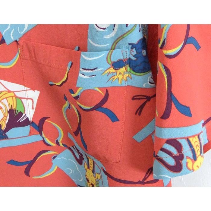 サンサーフ SunSurf [SS38036] 2019年モデル 半袖アロハシャツ/HAWAIIAN SHIRT “KABUKI MAKE UP”｜cleverwebshop｜11