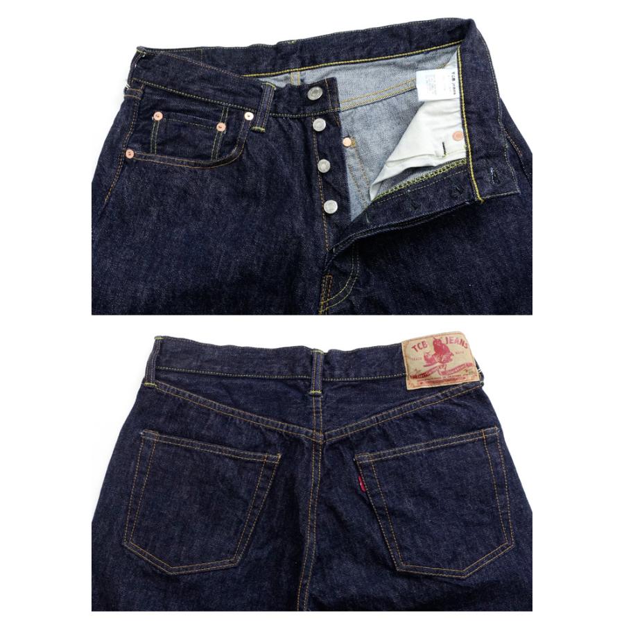 TCB ジーンズ TCB jeans [TCB-50S] Jeans 50’s XX Model Leather-Like Patch 50年代 紙パッチ XXモデル 日本製｜cleverwebshop｜07