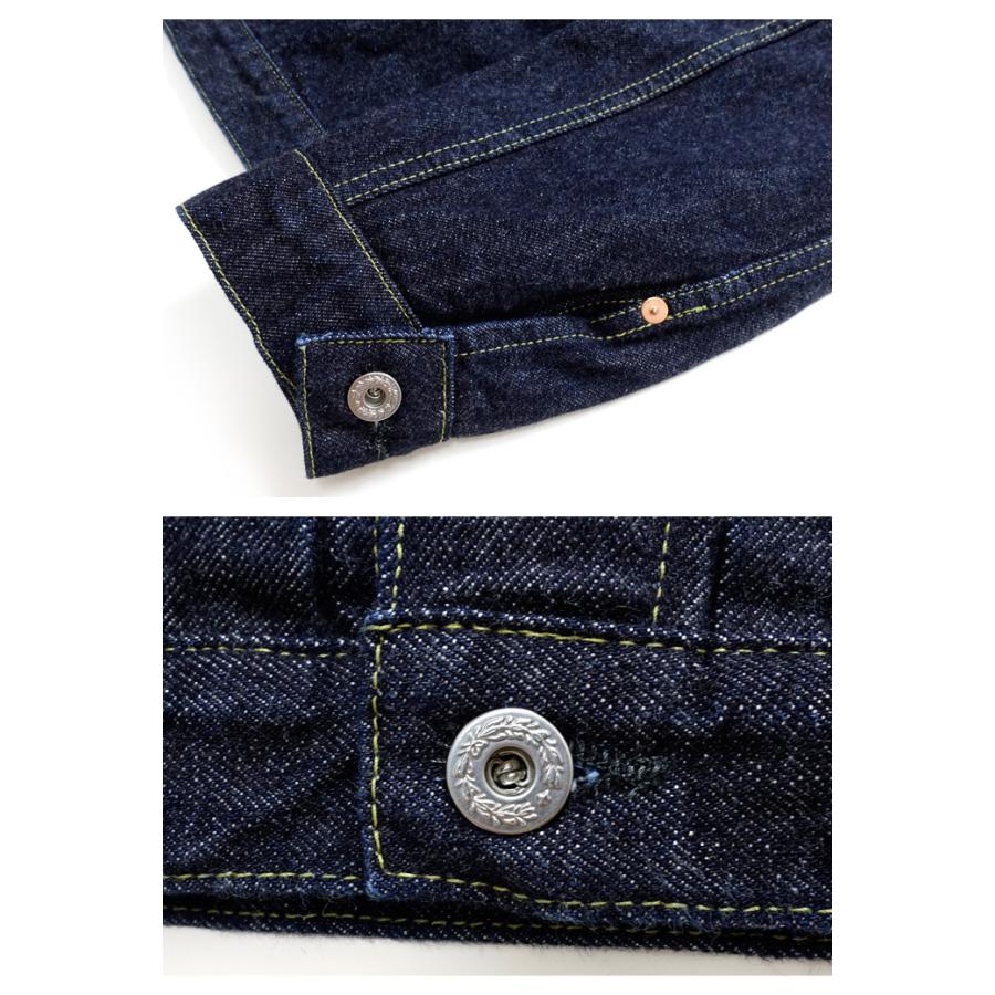TCB ジーンズ TCB jeans [S40SJK] S40's デニムジャケット WW2 大戦モデル S40's Jacket 日本製｜cleverwebshop｜07