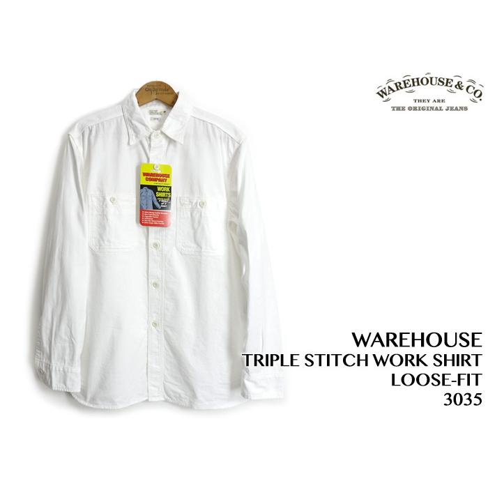 WAREHOUSE（ウエアハウス） [3035] 長袖 シャンブレーワークシャツ