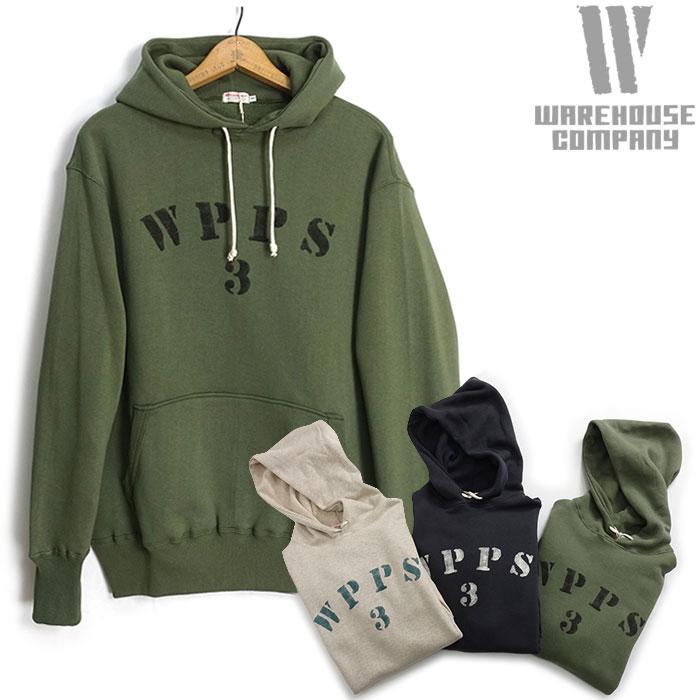 WAREHOUSE（ウエアハウス） [450] 2本針フード スウェットパーカー