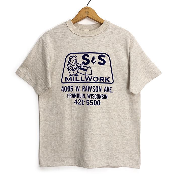 新品 日本製 ウエアハウス 4601 S &S 半袖 Tシャツ L グリーン ウエアハウス プリントTシャツ 4601 S＆S [4601-S&S